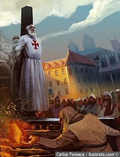 leogaldamezTV's tweet photo. 18 de marzo de 1314 #JaquesDeMolay, Gran Maestre de la Orden del Temple,  fue quemado vivo en la hoguera frente a la catedral de la Notre Dame. https://t.co/UDkgBTqHVA
