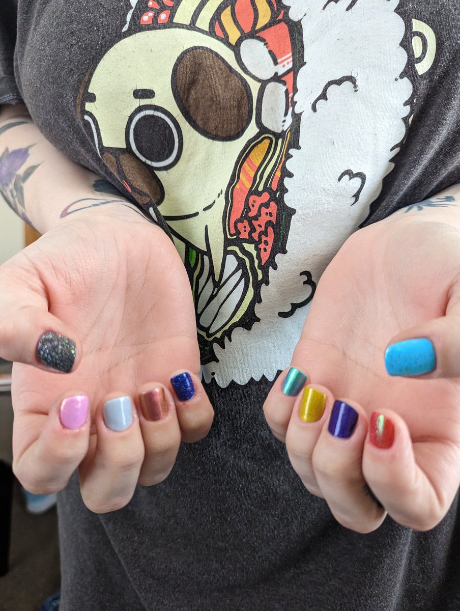 mistytries's tweet photo. @megfromthevault @nailogical @holotaco Did my best recreation with what I had! What do you think?? https://t.co/u7jMG1zhno