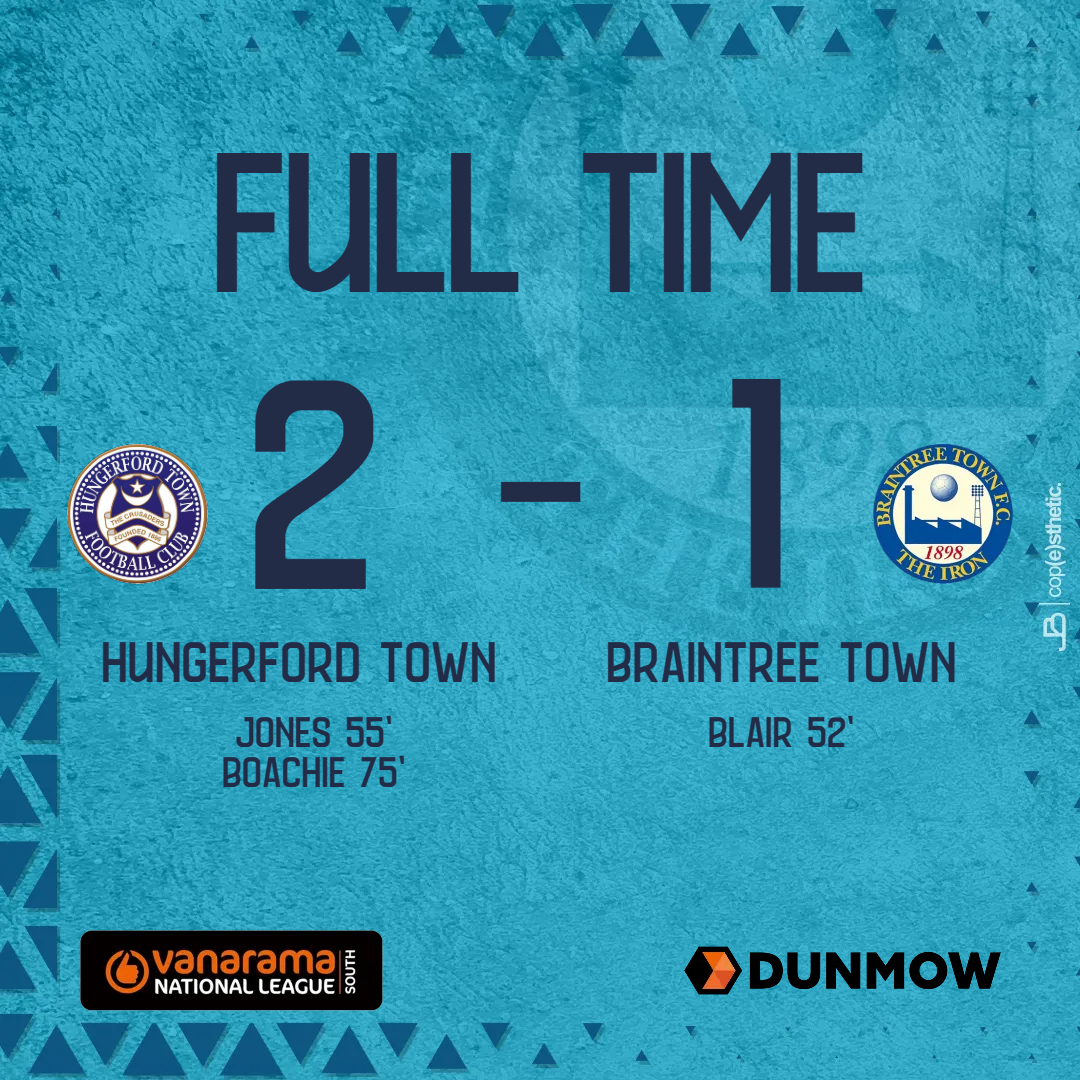 Braintree Town FC on Twitter "A defeat on the road to finish our 15