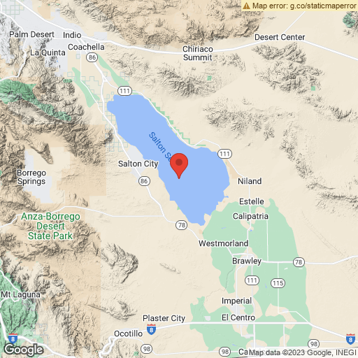 3.55 earthquake 13km SSW of Bombay Beach, CA at Sat Mar 18 09:52:07 PT. earthquake.usgs.gov/earthquakes/ev…
