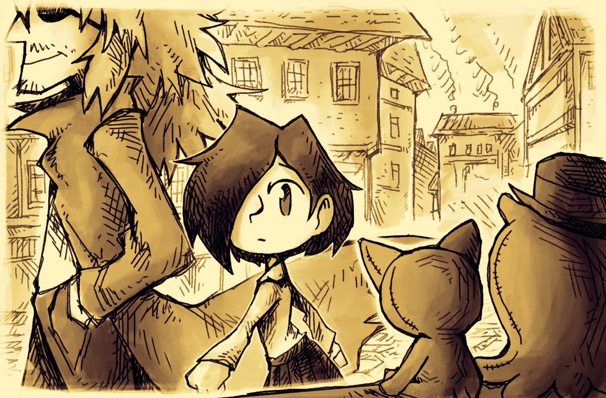 Some #OctopathTraveler2 drawings replicating the coloring style of the illustrations from the game. Few fun, and few not so fun. 