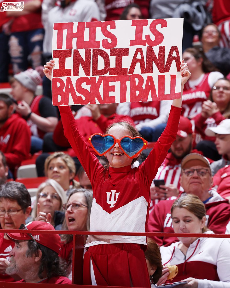 MarchMadnessWBB's tweet image. ❤️❤️❤️

#MarchMadness x @IndianaWBB