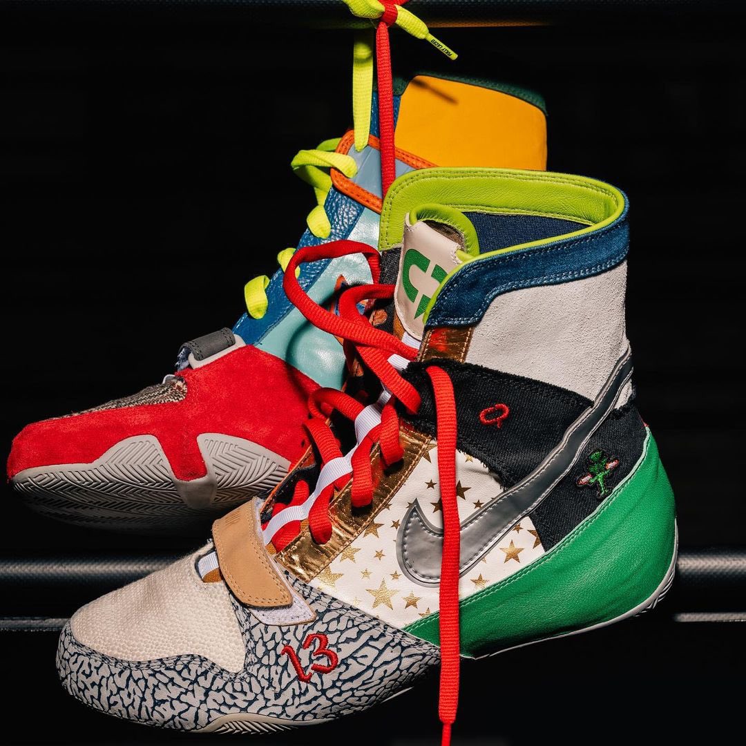 custom nike boxing shoes