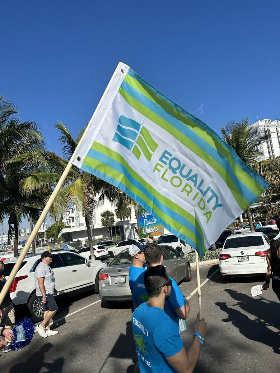 Representing Team <a href="/equalityfl/">Equality Florida</a> at the @FLaidswalk5k! Thank you <a href="/AIDSHealthcare/">AIDS Healthcare Foundation (AHF)</a> for supporting this important work.