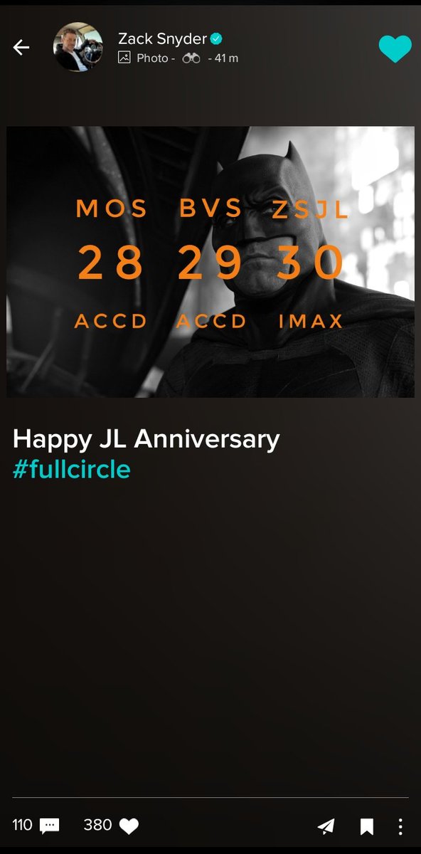 TheNuGeekz's tweet photo. ACCD and... IMAX? 🤔🧐

LET'S F'n GO!!!

#SellSnyderVerseToNetflix 
#SellZSJLtoNetflix https://t.co/iRc3WphGzr