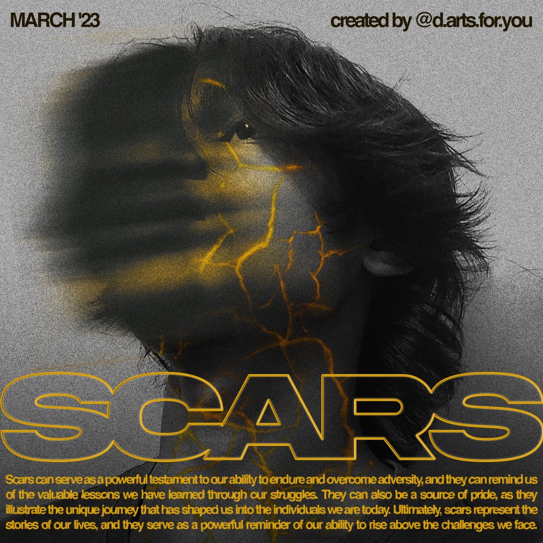 Kxvin_05's tweet photo. Scars - created by me.
#digitalart #photomanipulation #Photoshop #scars #kintsugi #expressionart #motivational #goldenscars https://t.co/K9epHITM3p