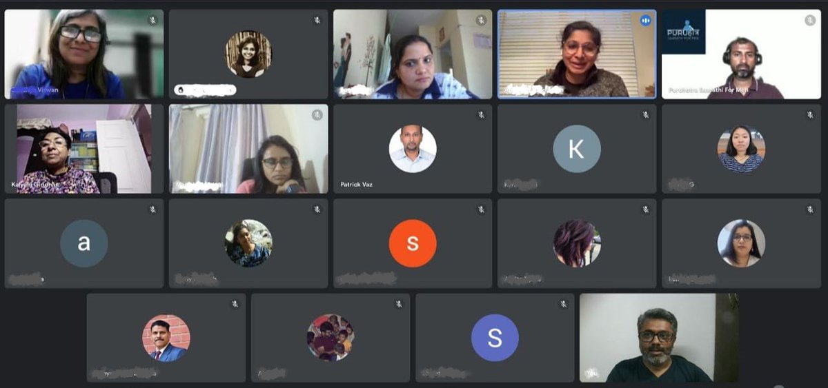 Puruhotra's tweet photo. We had a very engaging session lead by @BhosekarS with @arpitahelpline 's interns studying MA Psychology. Talked about the #SIFOne , #MensRights , #MRA's approach in our #Gynocentric Society. Heartening that talk with ideas towards developing equal society was well received 🙏 https://t.co/WfRcrfbkbU