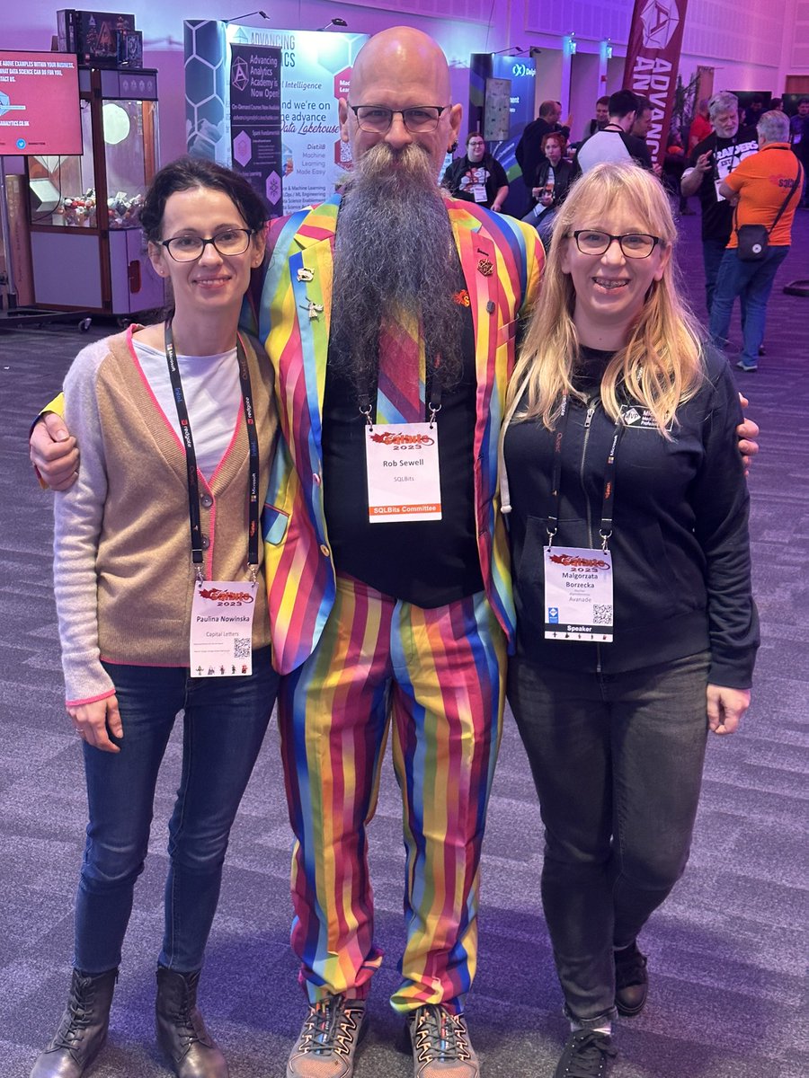 GosiaBorzecka's tweet image. It was so lovely to meet old, good friends!!! So shame that conference finished so fast!
@SQLBits @sqldbawithbeard @nowinskap #sqlbits #sqlbits2023