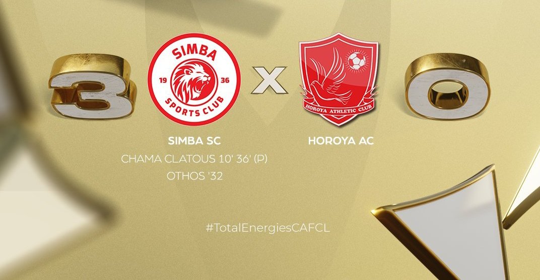 BaseTV1's tweet photo. โฑ๏ธ 45' KIPINDI CHA PILI KIMEANZA
@SimbaSCTanzania 3 ๐ 0 @HACofficiel
#TotalEnergiesCAFCL | #SSCHAC | #BaseTvsportsnews #AfricanFootball https://t.co/I2r70I3Noe