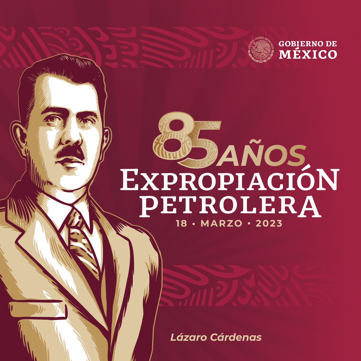 #PorElRescateDeLaSoberanía
Hoy conmemoramos 85 años de la Expropiación Petrolera.