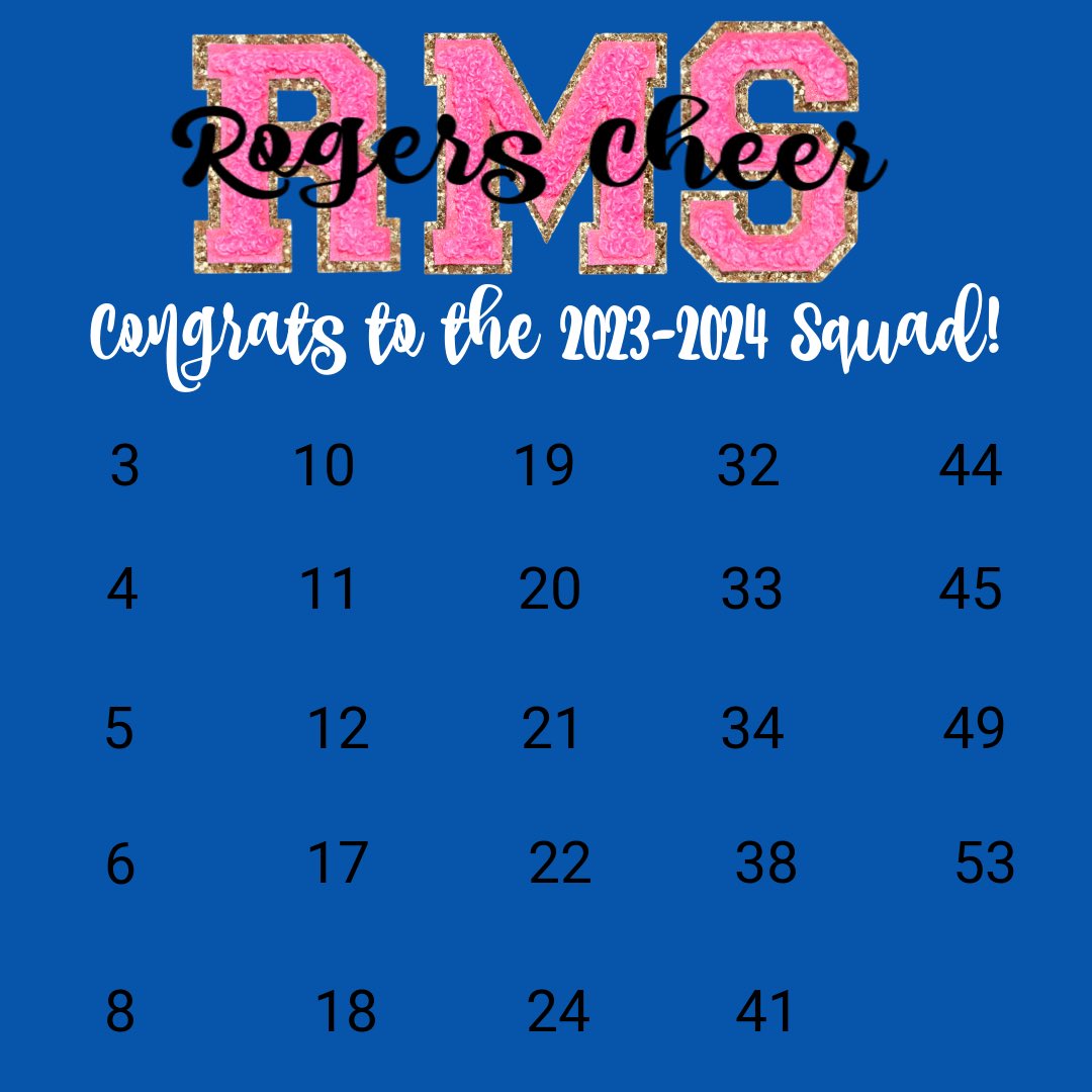 Rogers MS Cheer tweet media