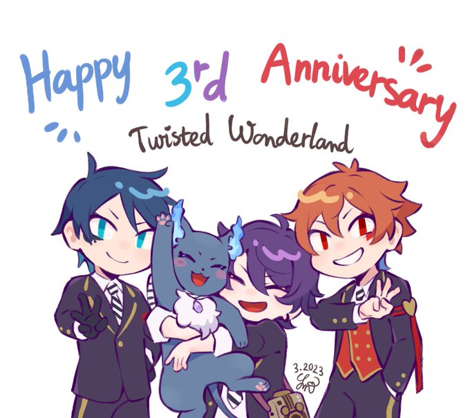 「ツイステ3周年」のTwitter画像/イラスト(人気順))