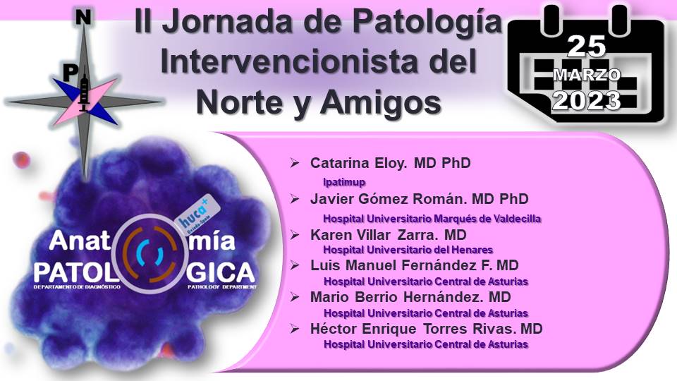 🗓️ Solo falta una semana.

🔬💉🧭 II Jornada de Patología Intervencionista del Norte y Amigos.

🏥 <a href="/HUCA_Asturias/">@HUCA</a>.  Salón de actos.

👉#PINA2023.