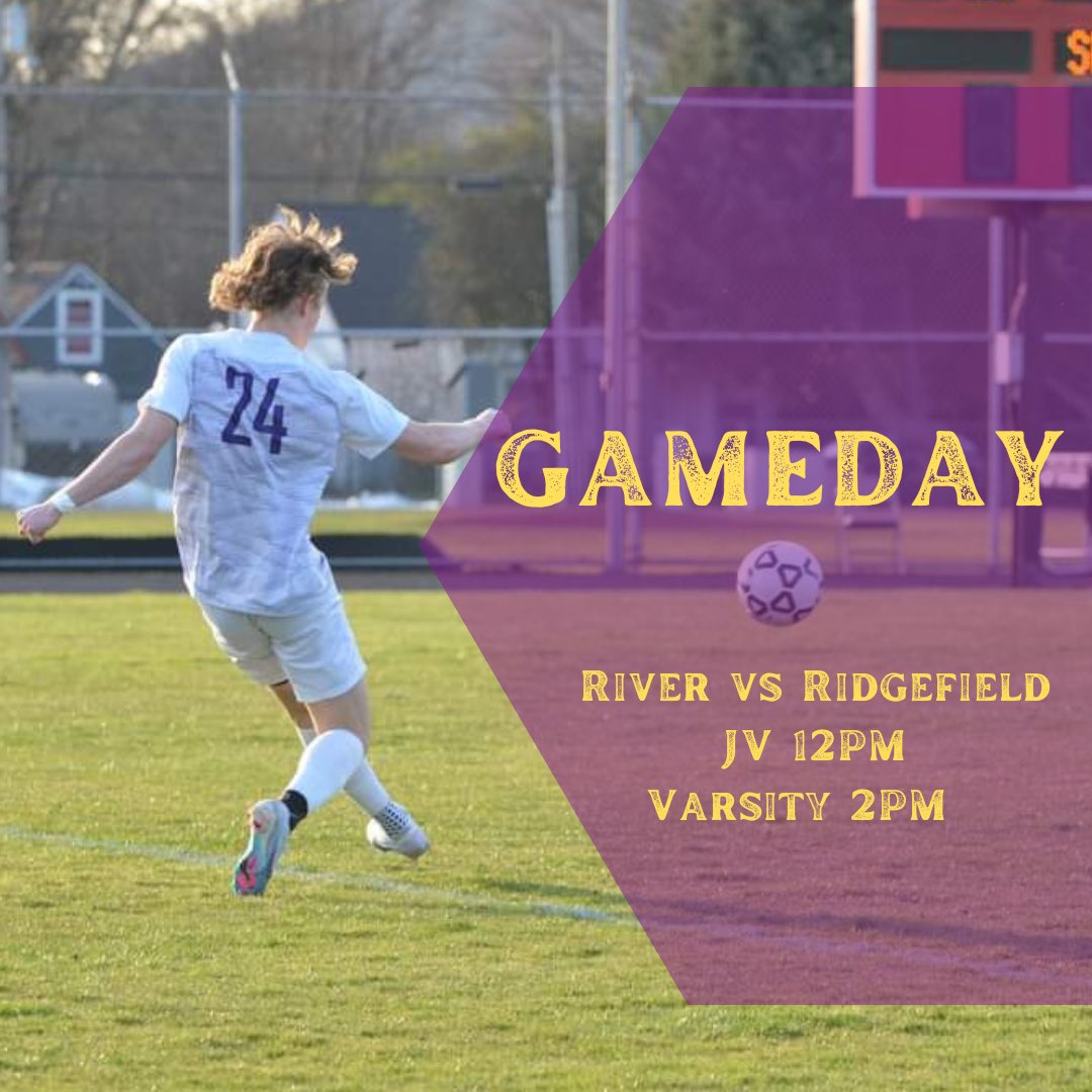 CRiverSoccer's tweet photo. The First installment of the Newman Derby!!! The boys travel up to Ridgefield for a matinee kick! https://t.co/739lWB8GPH