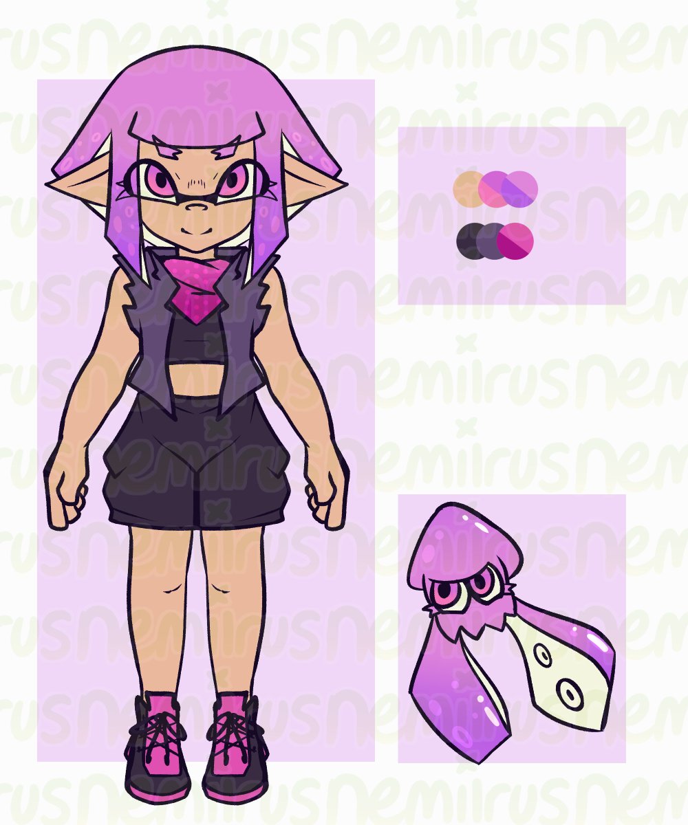 nemiirus's tweet photo. [ADOPT] 🦑💜~ Punky Inkling! They're $10 minimum. If interested, comment to claim or dm me!

#splatoon #splatoon3 #splatoonadopt #adopt #splatoonart #drawing #art #digitalart #adoptable #characterdesign #artmoots https://t.co/vVi8k18TuF