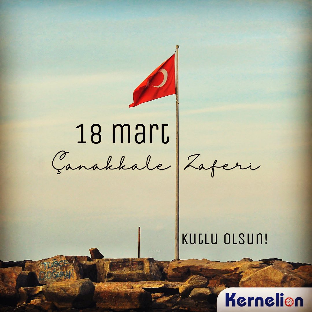 KernelionCom's tweet image. #18MartÇanakkaleZaferi #Kernelion #Teknoloji