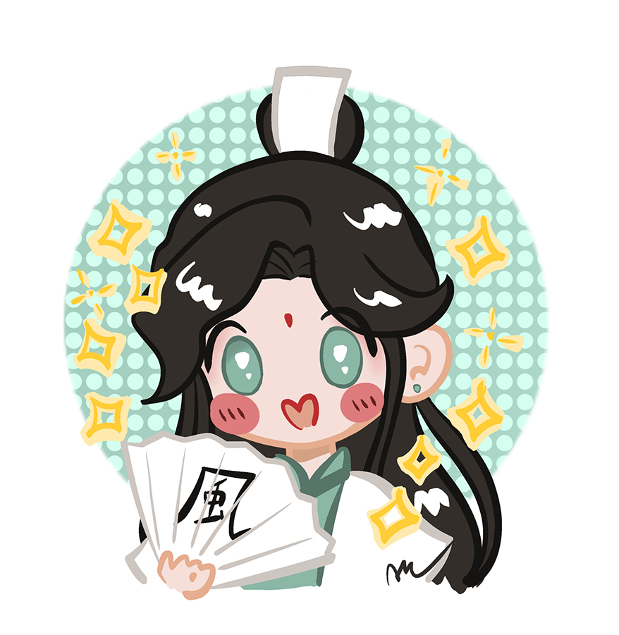 WisesnailArt's tweet image. Shame of me for not posting anything #ShiQingxuan related in so long! Here I come with a #chibi #WindMaster (and of course they come with a side of #BlackWater, because #Beefleaf)

#TGCF #TianGuanCiFu #HeXuan #BlackWaterSinkingShips #HOB #HeavenOfficialsBlessing #Wisesnail