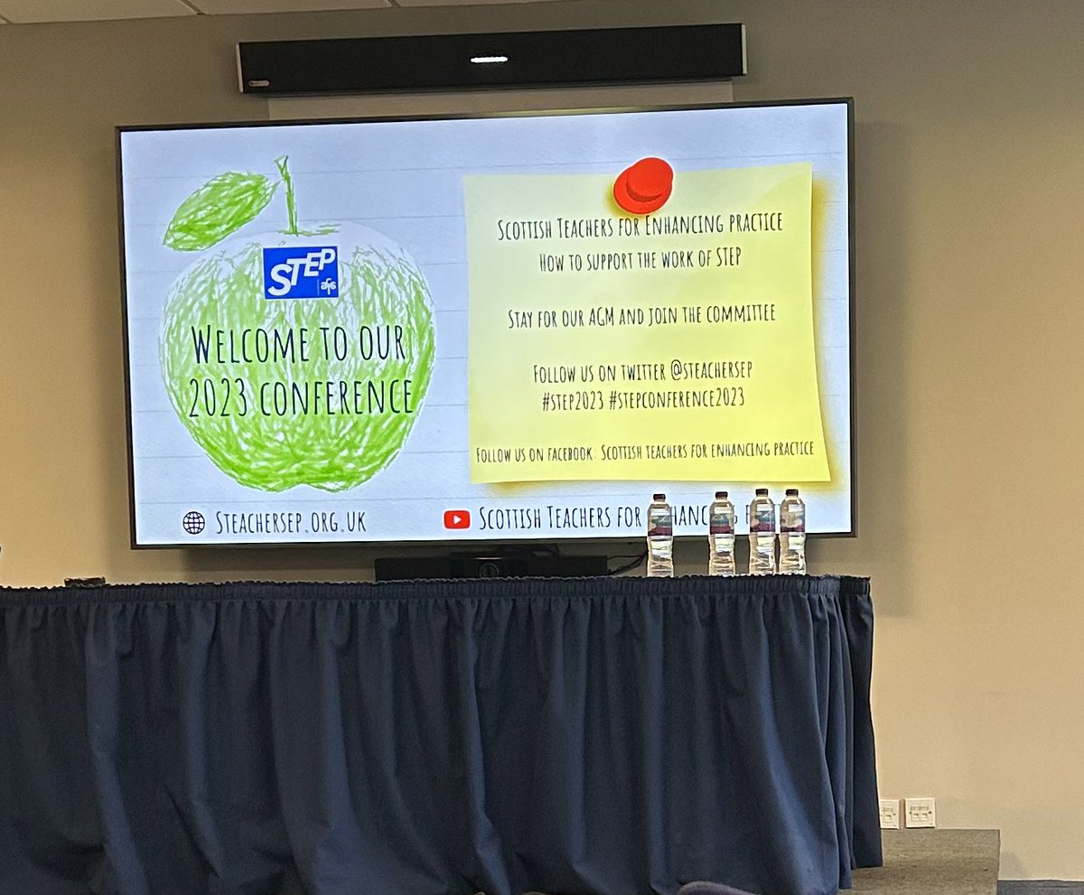 Such an interesting day at the #STEPconference2023 in Stirling today! <a href="/STeachersEP/">STEP</a>