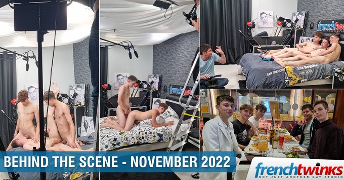 This is what happened Behind the Scene during November 2022 ?? 

#FrenchTwinks #gay #gayboy #gayyoung