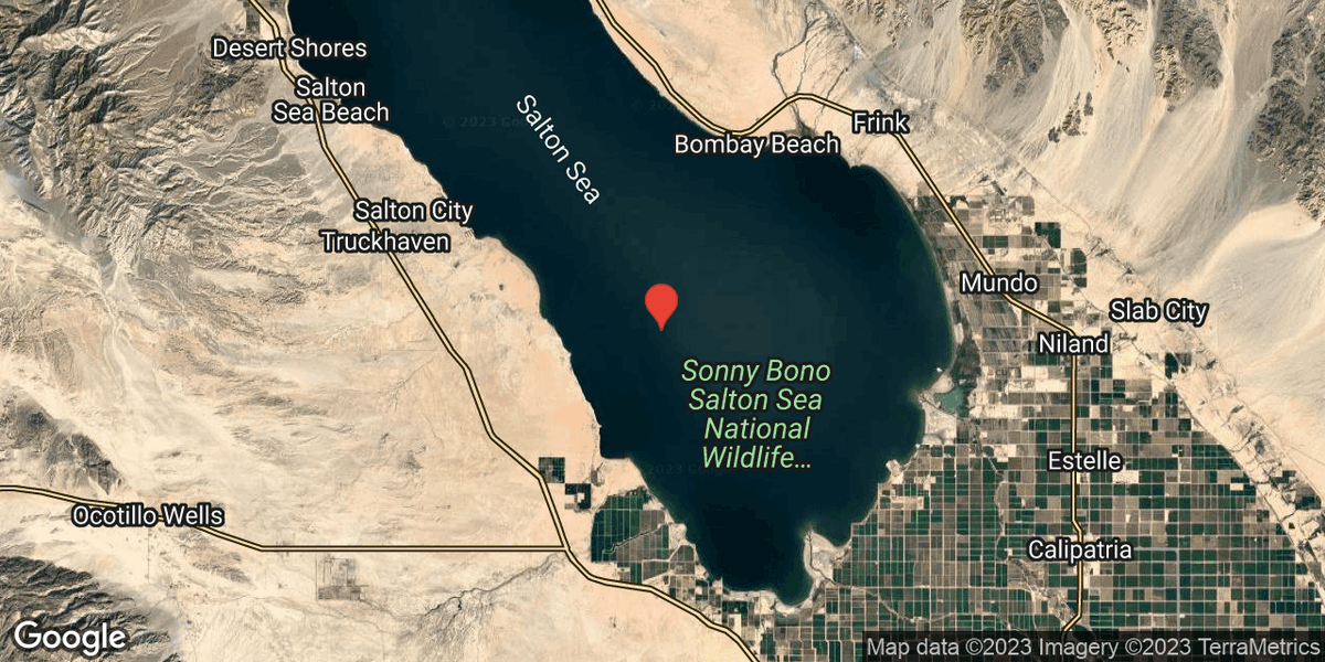 Earthquake today yuma az map