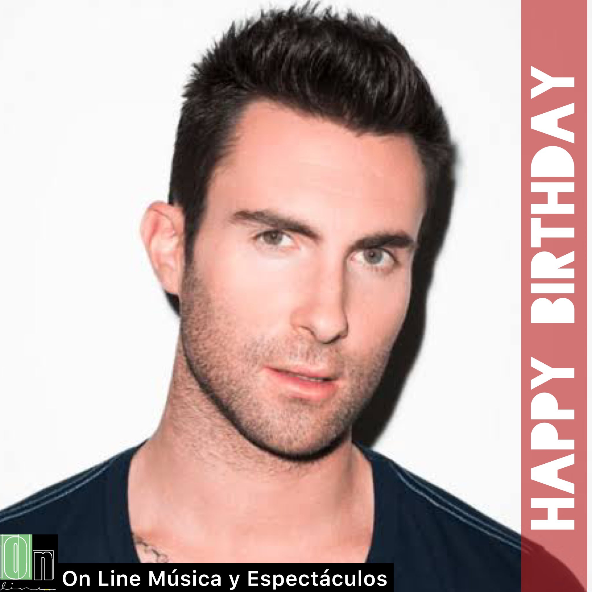 Happy Birthday Adam Levine de Maroon 5      