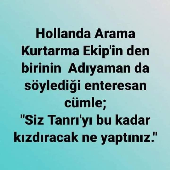 Cevapları alalım
😡😡🤔🤔🫣🫣
#FelaketimizSİZSİNİZ