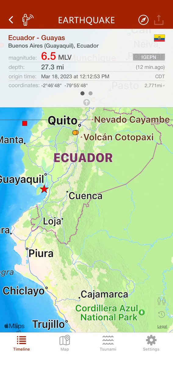 12 min.ago #earthquake 6.5 has hit Buenos Aires (Guayaquil), Ecuador, 27.3mi, 12:12 PM CDT (IGEPN) earthquake.app/m/?e_id=igepn.…