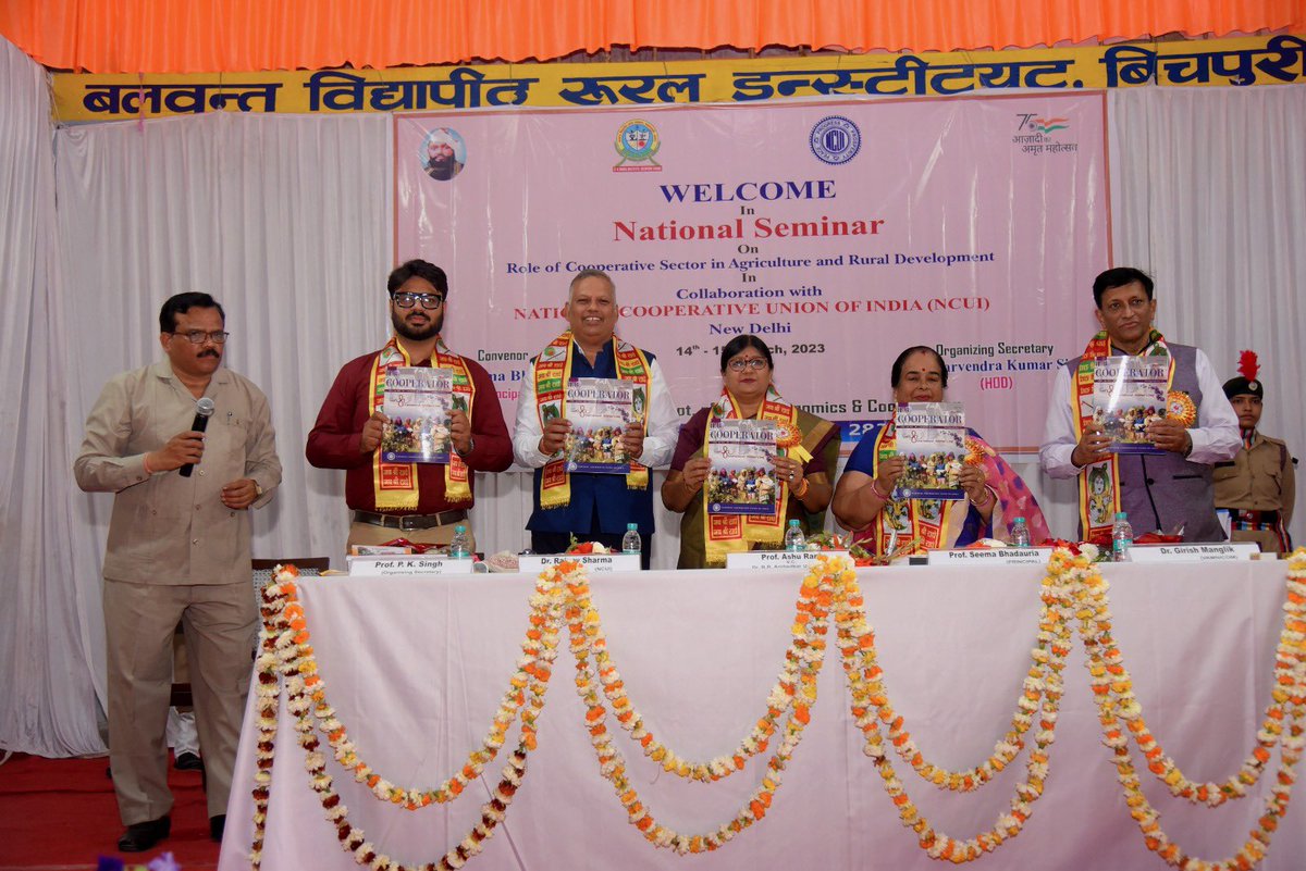 ncuicoop's tweet photo. 14th March, 2023: NCUI, in collaboration with BVRI, Bichpuri, Agra, conducted a National Seminar on 'Role of Cooperatives in Agriculture & Rural Development'.
#ncui #BVRI #cooperatives https://t.co/dY8HZBGxxf