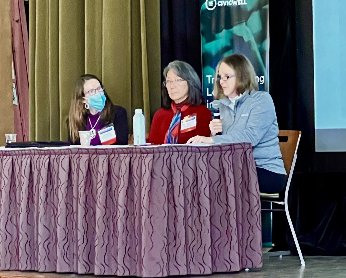 @ShiromaCPUC @SMUDUpdates Heidi Sanborn and @PCE_CEO @PenCleanEnergy discuss #Solar #BatteryStorage #GridReliability at the @CivicWellorg Policymakers Conference