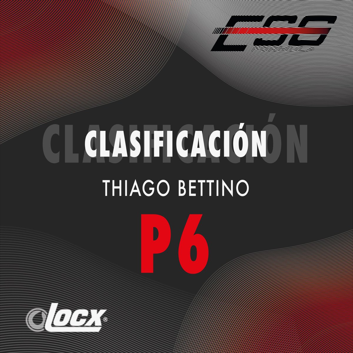 ESGFormula's tweet image. Gran clasificación para Thiago Bettino en Rafaela 🤜🏼🤛🏼, vamos por una gran carrera de sábado 🔥

Gracias @LocxAutomotor por el apoyo de siempre 💪🏼