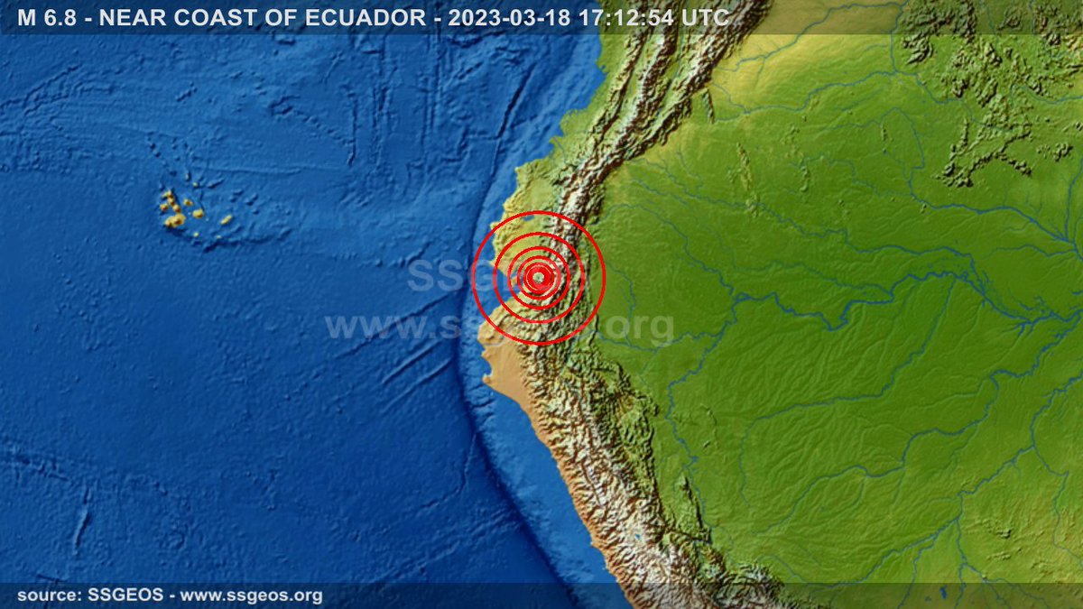 ssgeos's tweet photo. Felt #earthquake M 6.8 - NEAR COAST OF ECUADOR - 2023-03-18 17:12:54 UTC https://t.co/Xc2YAYHVRt