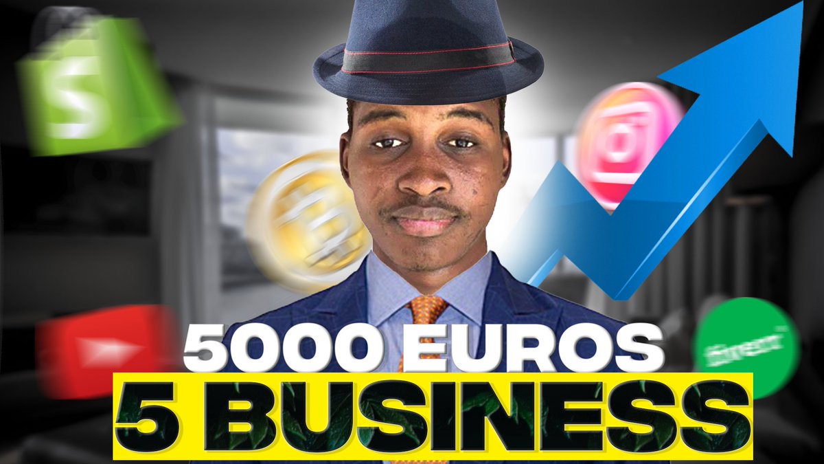Element_221's tweet image. Miniature Youtube pour Samba Yt ! Titre : 5 idées de Business a lancé en 2023. Si vous etes intéréssés par du graphisme ou vos miniatures youtubes,contactez moi sur le 764791607 /Avant Aprés
#business #businesssénégal #investissement #Dakar #Senegalese  #freesenegal #ousmanesonko