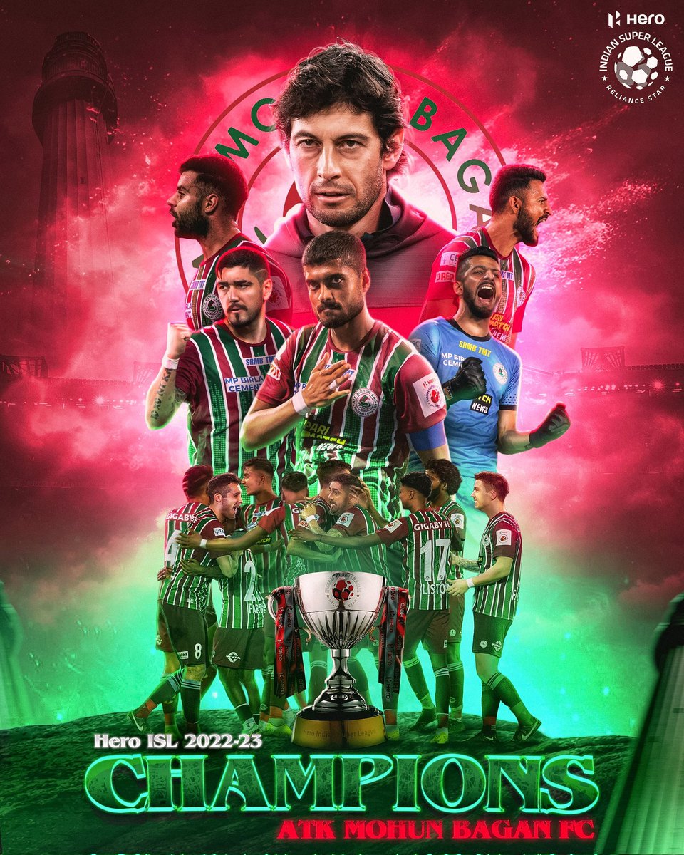 From getting knocked-out from Durand Cup group stage to winning The ISL Trophy. What a journey it has been for ATK Mohun Bagan FC.
Congrats Mariners ❤💚

#ISL #HeroISLFinal #ATKMBBFC #ATKMohunBagan #BengaluruFC #LetsFootball