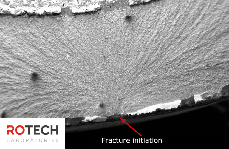 Rotechlabs's tweet image. Ever wonder what happens when something breaks? #Fractography can provide answers by examining fracture surfaces for damage, cracks, &amp;amp; more! With #SEManalysis &amp;amp; #metallography, we can study the features that can tell us why the material failed. 
ow.ly/L2sF50MSFLh