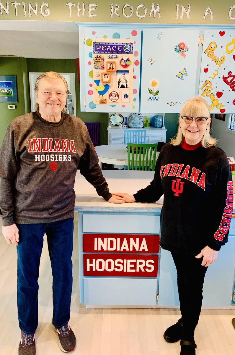daymented's tweet photo. Jeff &amp; Charis (mom) lived in Bloomington when my mom attended IU (for the second time) getting her PhD in School Psychology when @IndianaMBB won the NCAA in 87.  
Now living in Lynden, Washington they’re still cheering! 
Go Big Red from Jeff &amp; Charis! 🏀‼️❤️‍🔥💋 https://t.co/vocrvPEWl5