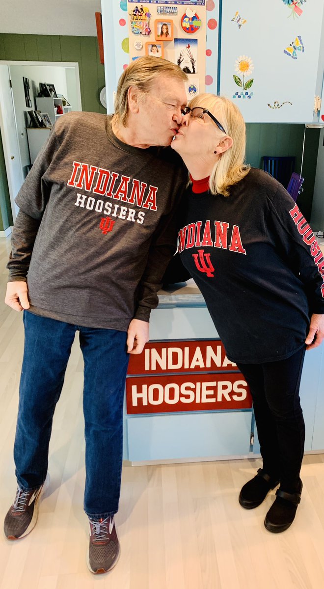 daymented's tweet photo. Jeff &amp; Charis (mom) lived in Bloomington when my mom attended IU (for the second time) getting her PhD in School Psychology when @IndianaMBB won the NCAA in 87.  
Now living in Lynden, Washington they’re still cheering! 
Go Big Red from Jeff &amp; Charis! 🏀‼️❤️‍🔥💋 https://t.co/vocrvPEWl5