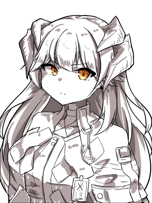 真面目に描きました#アークナイツ 