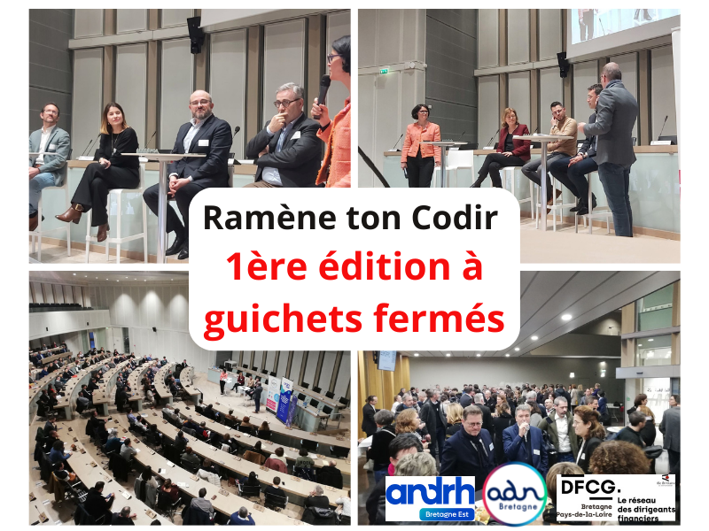 #Ramènetoncodir, l’évènement pour les équipes de Direction qui veulent se transformer a permis de réunir 200 participants (20% DG, 20%DRH, 20%DSI, 20%DAF et 20% Autres fonctions). Beaucoup d'idées et de mise en mouvement 😀