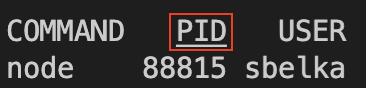 sbelka's tweet photo. Need to stop a process on port 3000? 

Find its process ID (PID) using: lsof -i :3000  

Terminate it with: kill <PID>. 

Confirm termination with: lsof -i :3000 again. 

Then start your app on port 3000. https://t.co/UUOsiMyCNQ