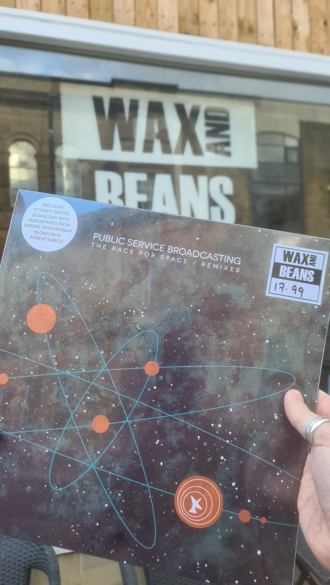 💥PUBLIC SERVICE ANNOUNCEMENT

Two belters in stock from PSB...

Live at Brixton (2LP + DVD) £22.99
waxandbeans.co.uk/products/publi…

The Race For Space / Remixes £17.99
waxandbeans.co.uk/products/publi…

#publicservicebroadcasting
🖤🤍🖤