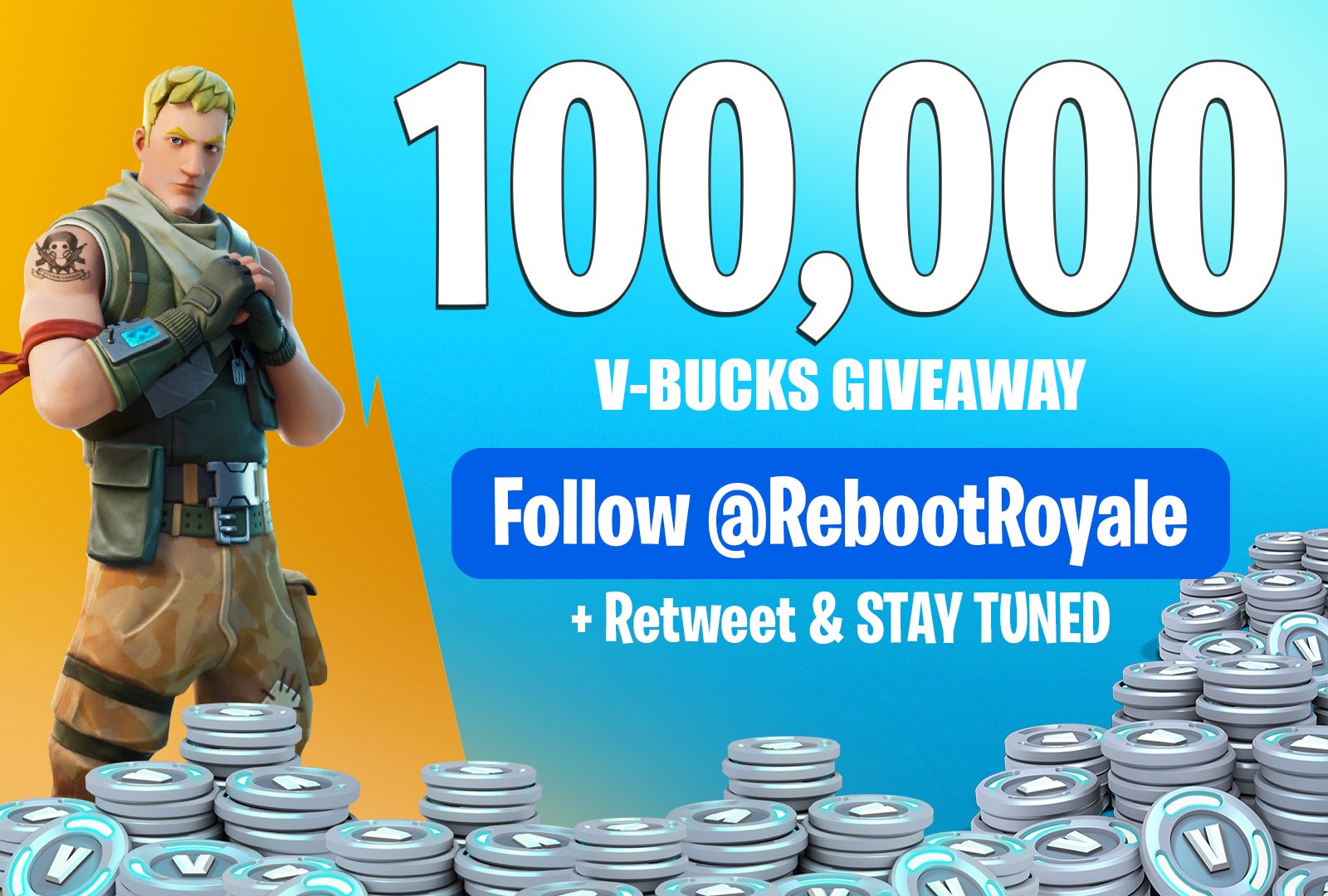 Fortnite announces free V-Bucks giveaway of 100000, check your