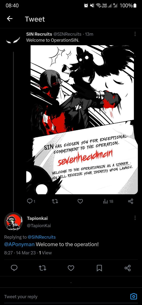 APonyman's tweet photo. Does #SinfollowSin ? @SINRecruits @operationSIN i'll follow every single SIN out here
Show some love fam #WeAreSinners https://t.co/cea4jSsEBW