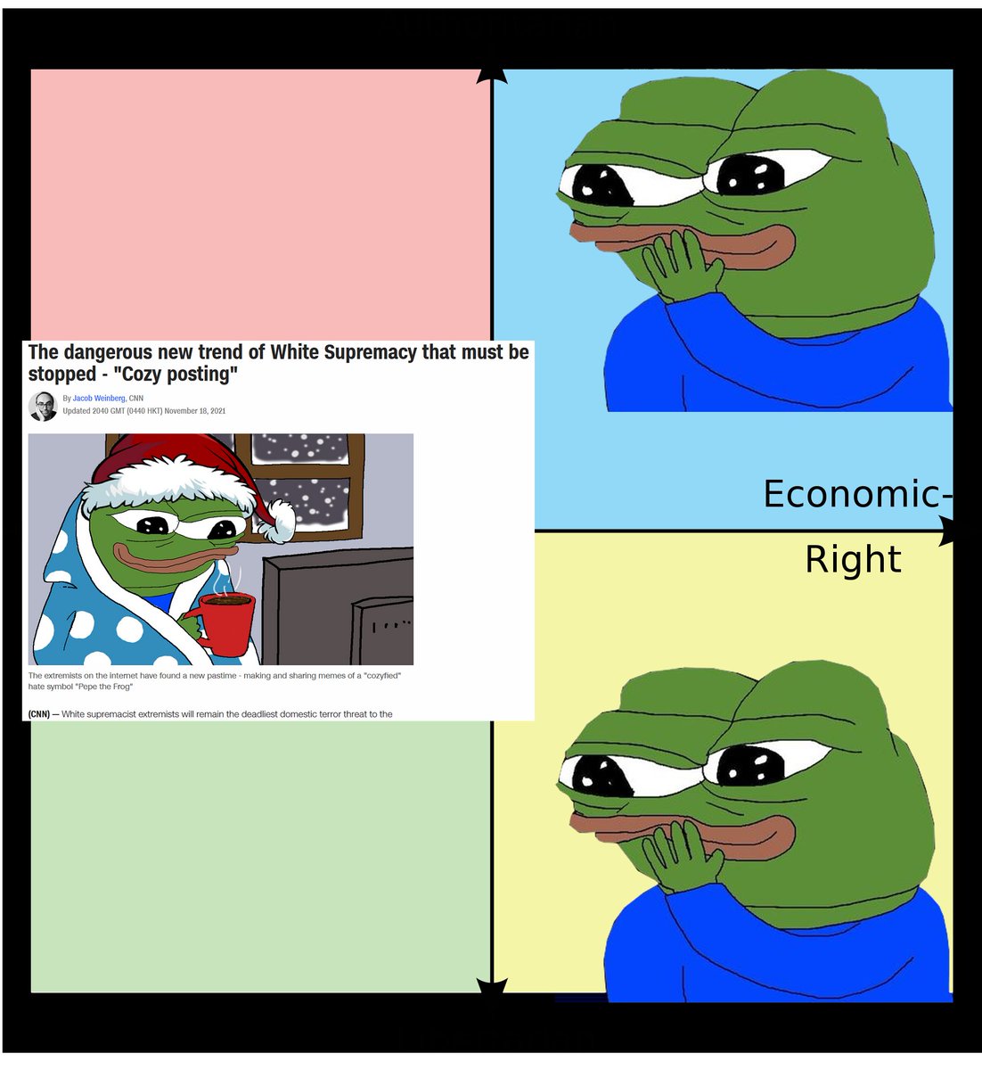 CrimsonFrost_'s tweet photo. Frenly reminder they fear the cozy poster https://t.co/334eyKX7td