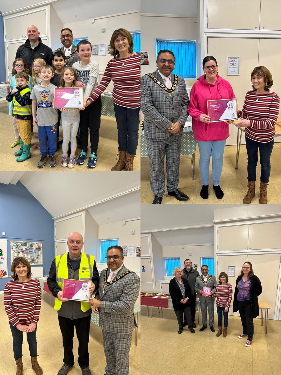TandWMayor's tweet photo. Great start to the weekend @ArlestonCc
Lovely to see @CllrAngela & @Cllrldcarter . Proud to hear about & thank the Street Champions across Arleston and College Ward
A pleasure to attend the recognition event & give the awards
Congratulations everyone & thank you all https://t.co/5Q9sux23vY
