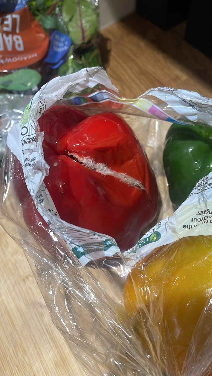 scw194's tweet photo. @asda “fresh” out of the bag and it’s mouldy… only bought on Friday. https://t.co/8AsUSKwG6E