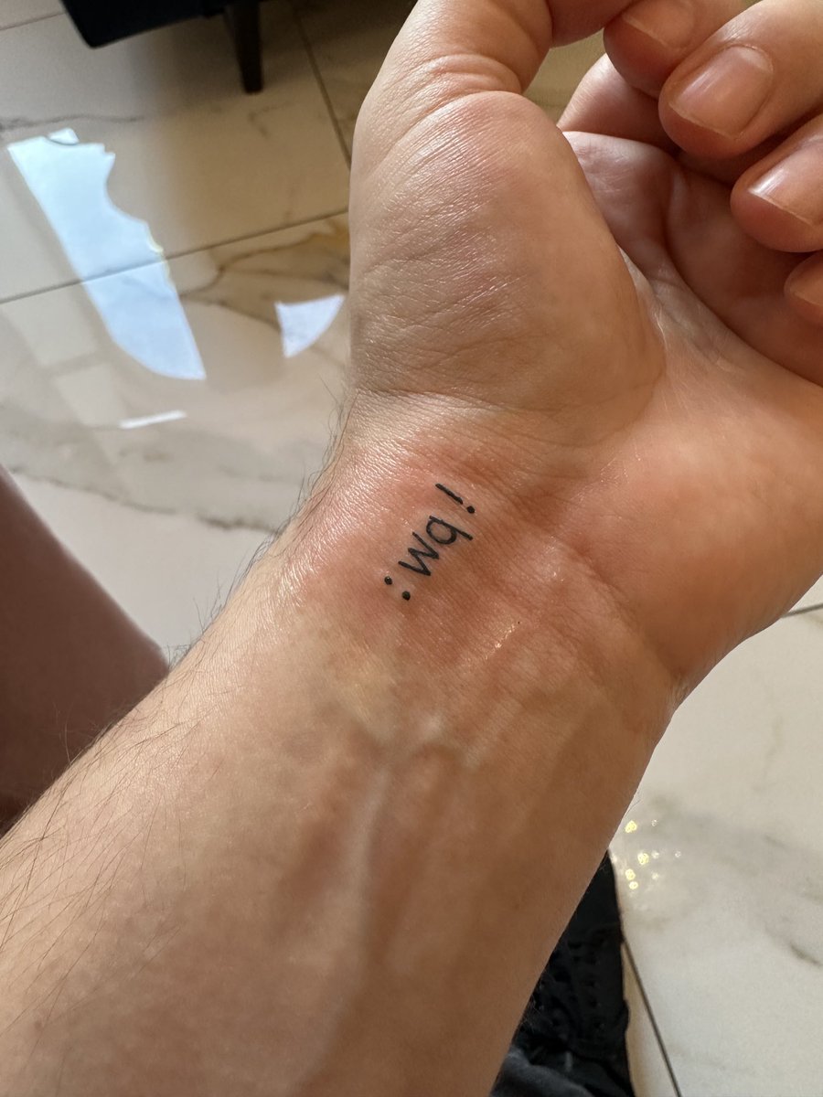 MarekBartik's tweet image. Never forgetting how to quit vim ever again