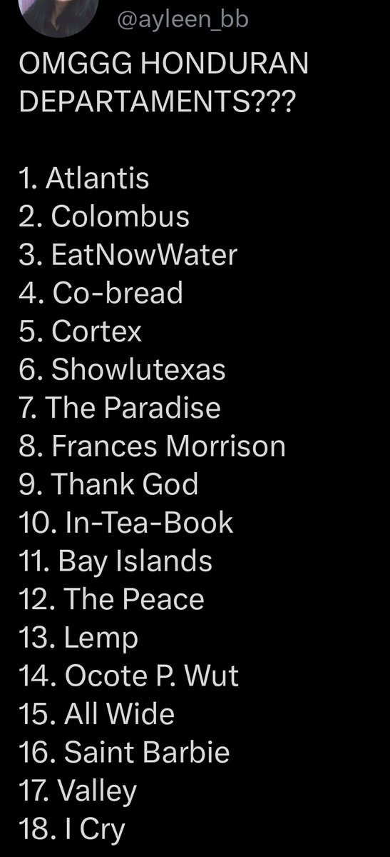 Honduras Out Of Context (@hondurassincont) on Twitter photo 