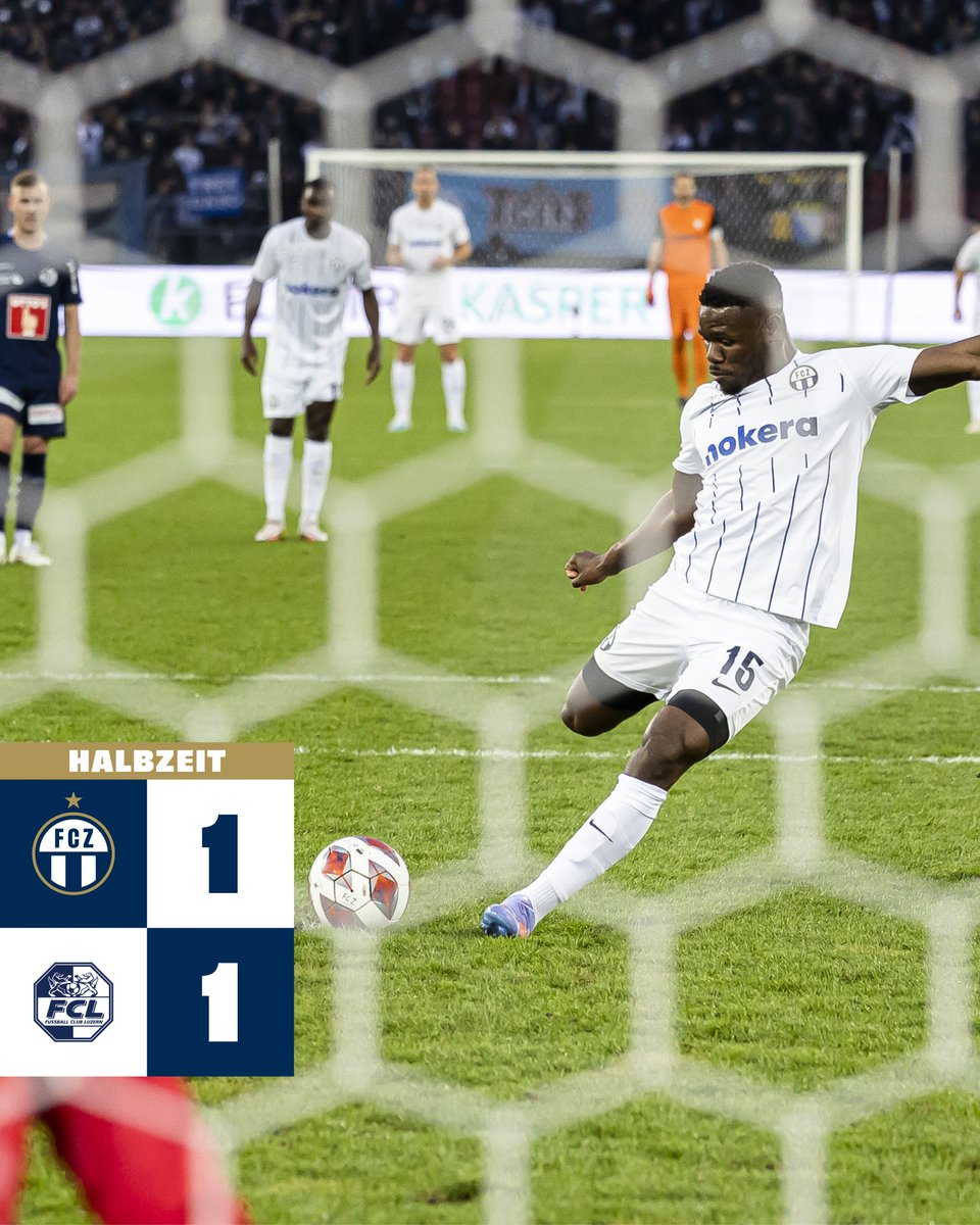 fc_zuerich's tweet photo. Halbzeit im Letzigrund. Zwischen dem FCZ und dem FC Luzern steht es 1:1.

*1:1 | #FCZLUZ #fcz #stadtclub #NieUsenandGah https://t.co/LnfOfKhmWb