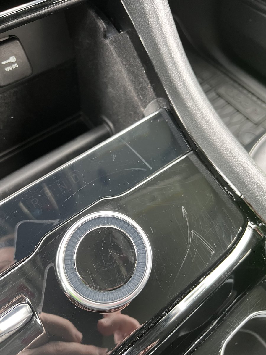 Ol_KingJR's tweet photo. @DeltaSonicWash not happy at all with the interior work I got done today. The employee must have had a ring on. Permanent gouges. Unacceptable . #deltasonic https://t.co/5UropJAp6j