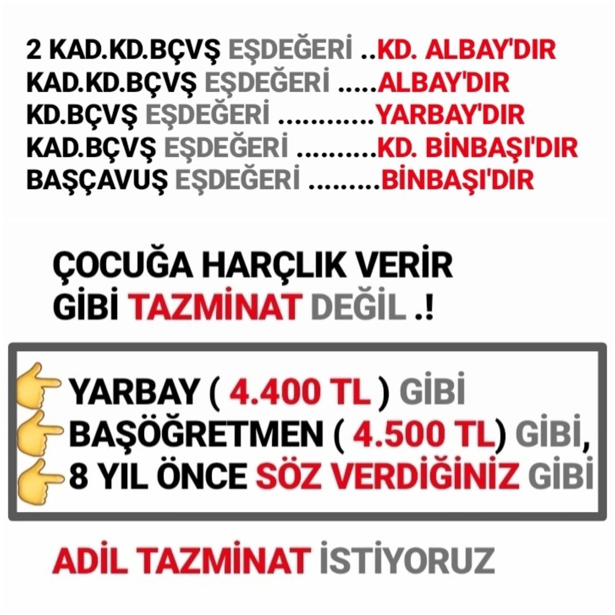 EmekliTurkiye's tweet photo. AstsubaylarTekYürek
#BeşiktaşınMaçıVar AKP'li Fatih Altaylı Sedat @celebimehmeta @NureddinNebati @mustafaelitas @HVahapoglu @CHPMuratBakan @DursunATAS38 @RTErdogan @remzialbasan @EmineErdogan @ankahabera @Dogu_Perincek @krtkulturtv @odatv https://t.co/3cmMIlDgpy